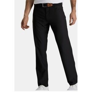 FootJoy Golf Pants Mens 38 X 32 Black Stretch Performance Tapered Fit NEW $118